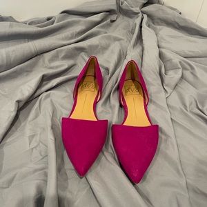 DV8 flats, hot pink flats, size 9